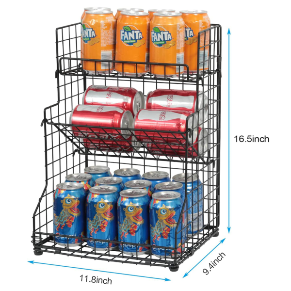 3 tier food display