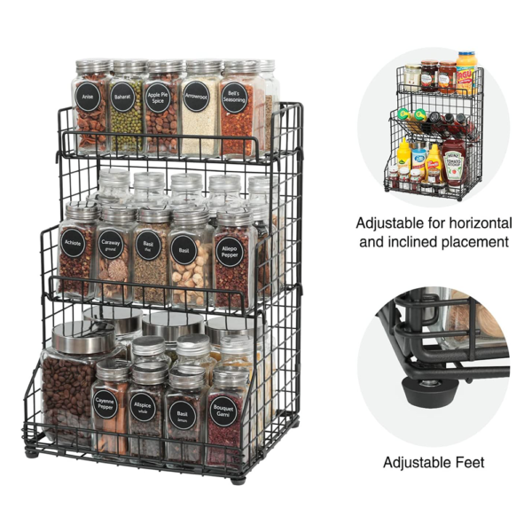 3 tier food display