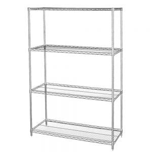 4 Tiers Wire Shelving