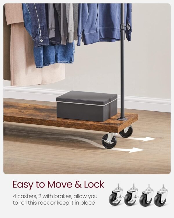 clothing pipe rack