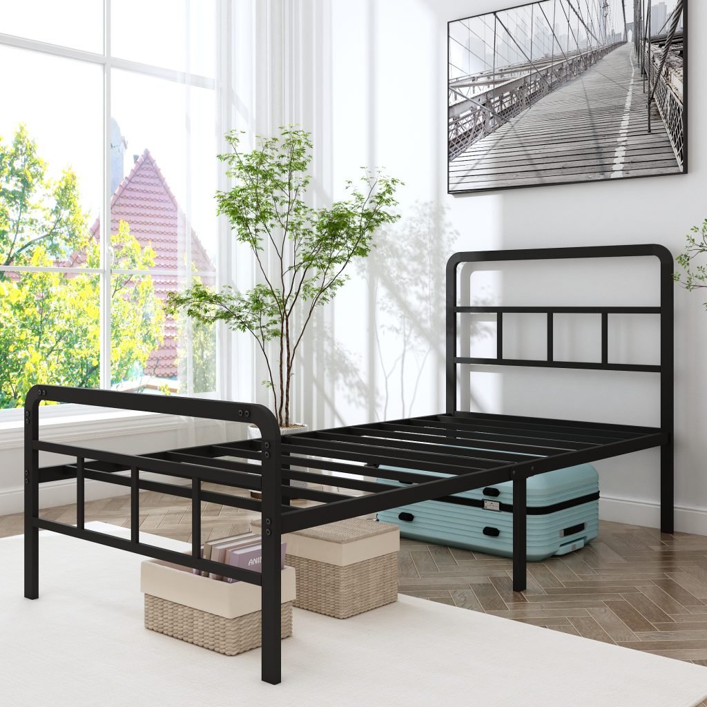 14 inch twin size with headboard & footboard