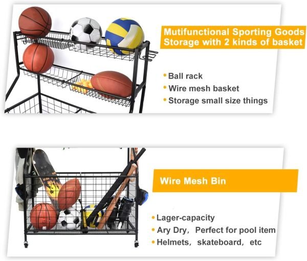 garage sports equipment organizer