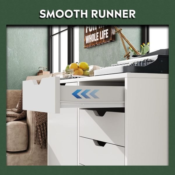5 drawer wood cabinet