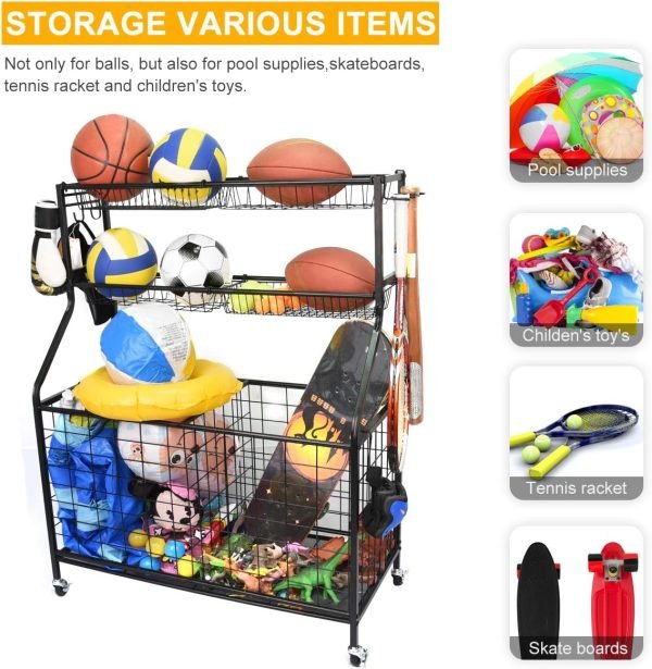 garage sports equipment organizer