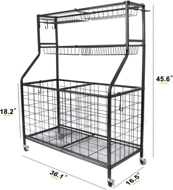 garage sports equipment organizer