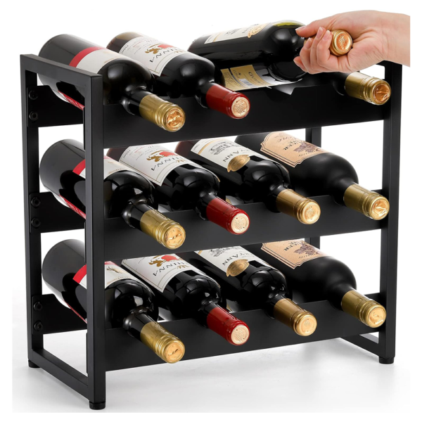 3 tier countertop wine rack