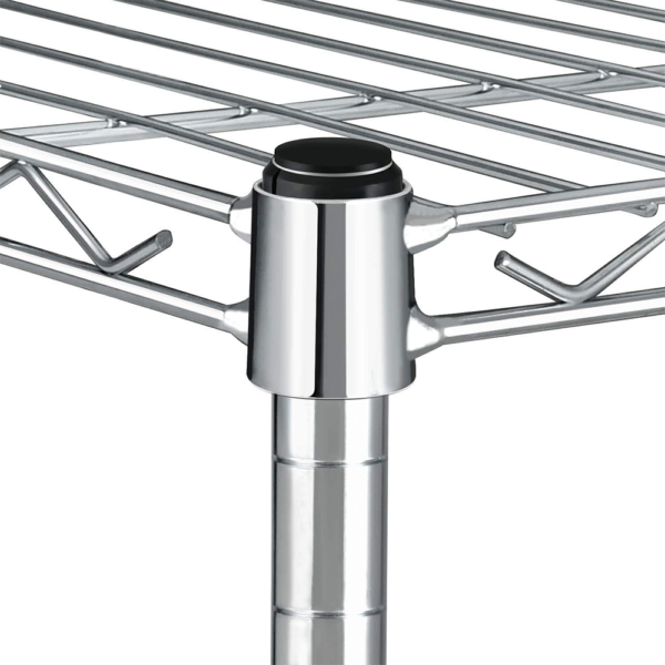 3 tier wire shelving with castors