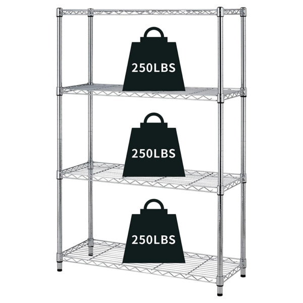 4 tier wire shelving black (copy)