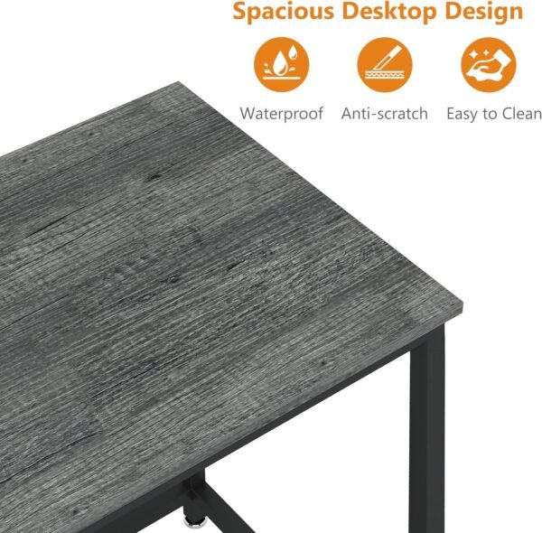 small space computer desk black (copy)