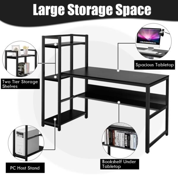 small space computer desk grey (copy)