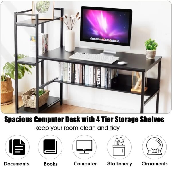 small space computer desk grey (copy)