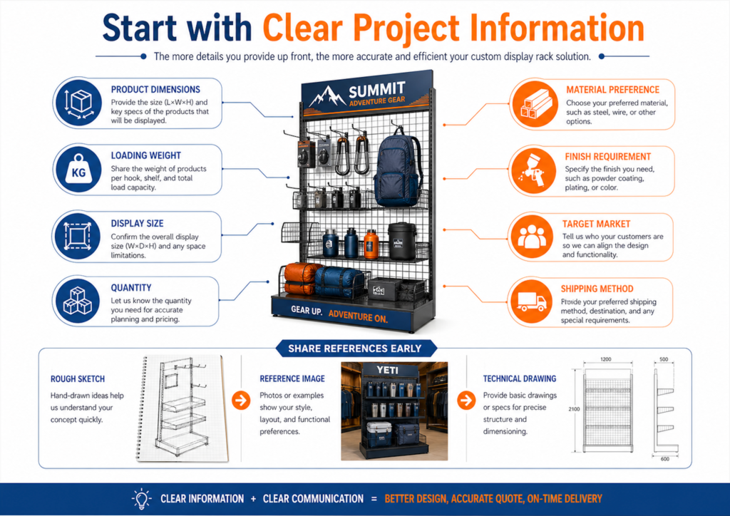 clear project information