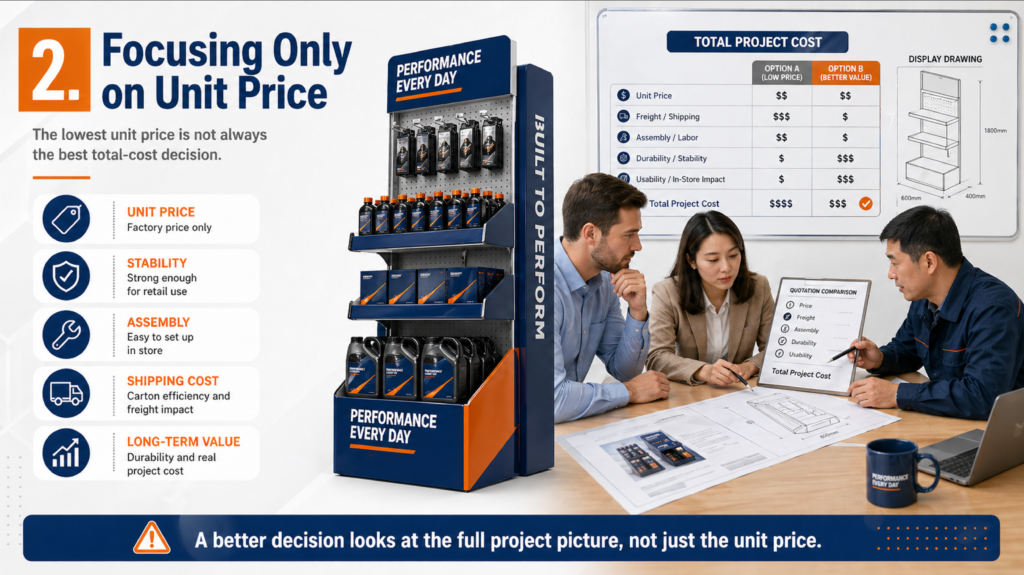 focus on only unit price