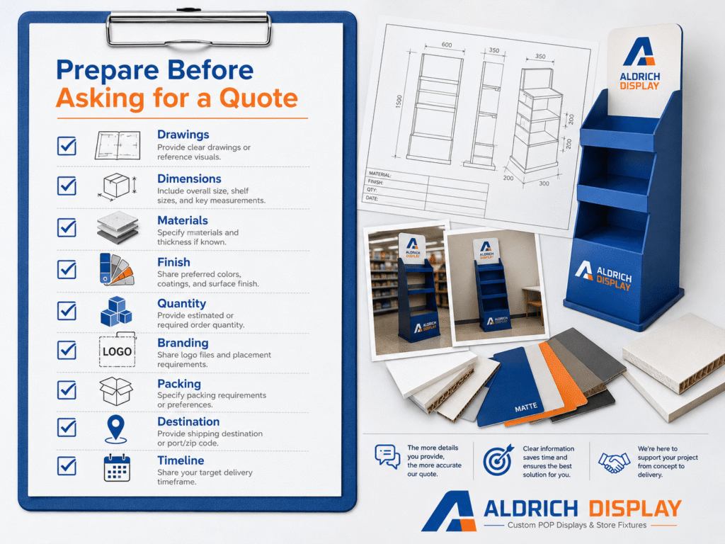 prepare before asking for a quote