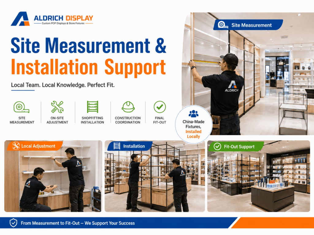 site measurement and installation