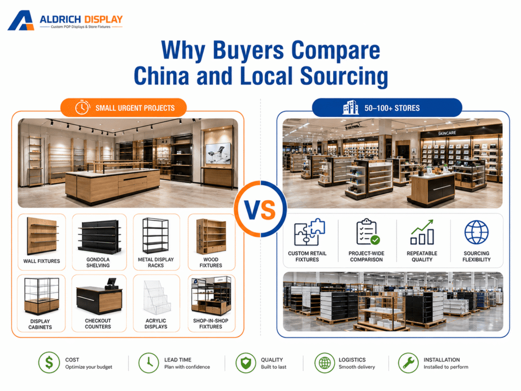 why buyers compare china sourcing and local sourcing