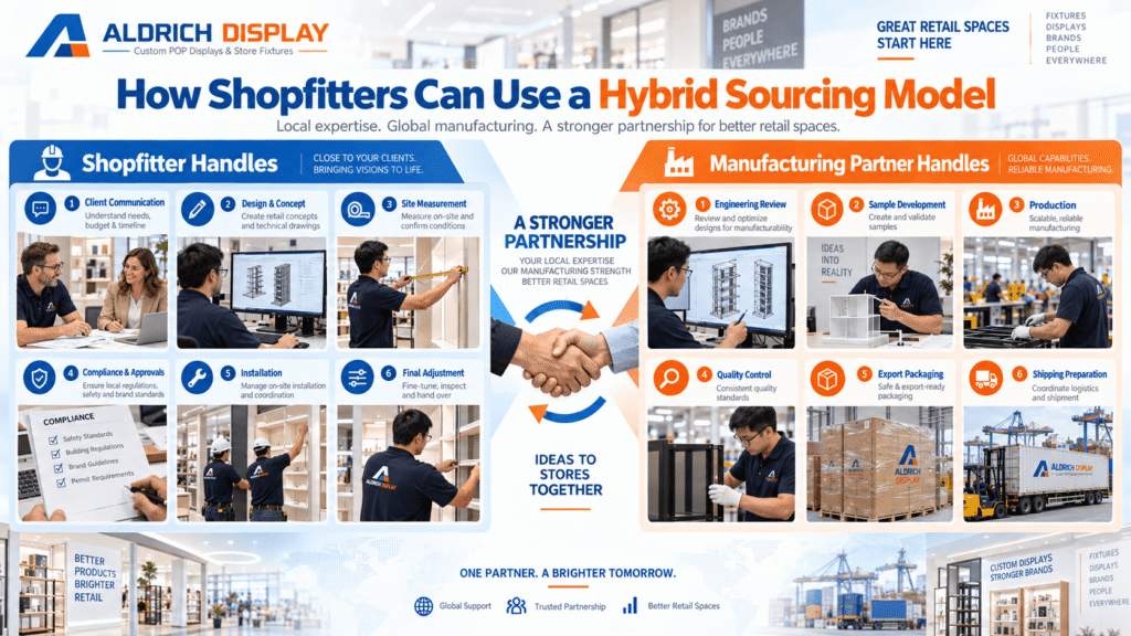how shopfitters can use a hybrid sourcing model